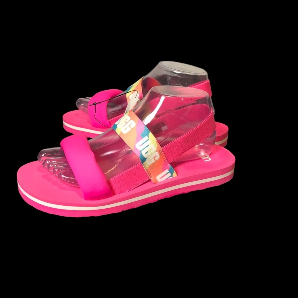 NWT UGG Zuma Pink Slide Sandals – Size 6